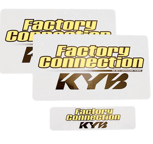 Factory Connection - Factory Connection Fork/Shock Decal Set -  KAYABA - FCKYBDCLSET