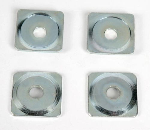 Fast-Trac - Fast-Trac Top Gun Backing Plates - Square Aluminum - 140