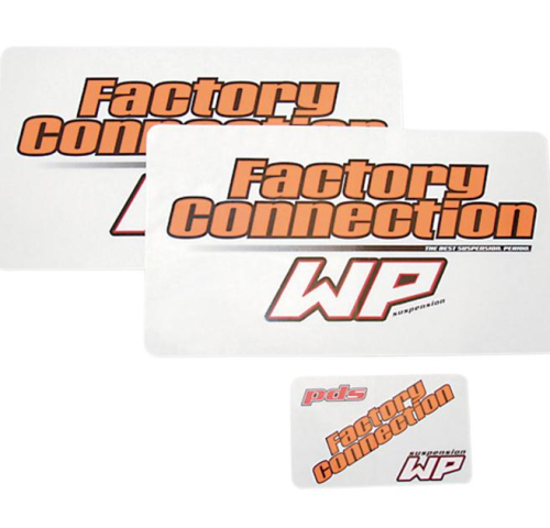 Factory Connection - Factory Connection Fork/Shock Decal Set - WP Forks and Shocks - FCWPDCLSET