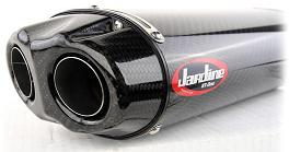 Jardine - Jardine RT-One Dual Outlet Factory Slip-On - Carbon Muffler - Carbon Cap - 18101752402