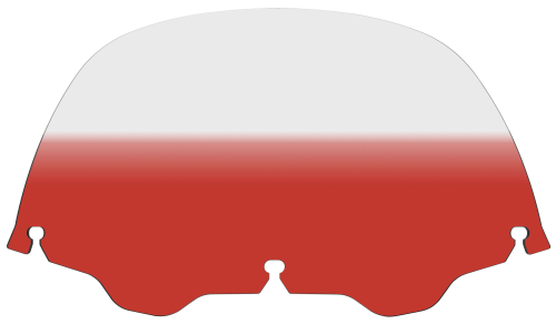 Memphis Shades - Memphis Shades Standard Windshield - 9in. - Gradient Burnt Orange - MEP8117