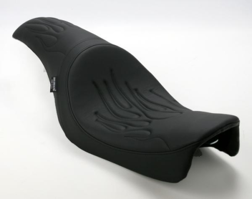 Drag Specialties - Drag Specialties Predator Seat - Flame Stitching - 0803-0287