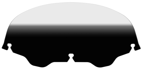 Memphis Shades - Memphis Shades Standard Windshield - 7in. - Gradient Black - MEP8141