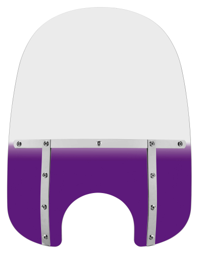 Memphis Shades - Memphis Shades Memphis Fats Windshield (7in. Cutout) - 21in. - Gradient Purple - MEM3414