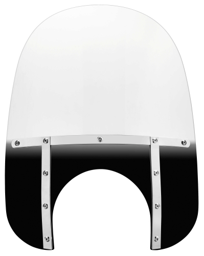Memphis Shades - Memphis Shades Memphis Fats Windshield (11in. Cutout) - 19in. - Gradient Black - MEM6911