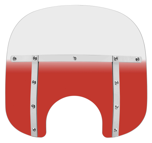 Memphis Shades - Memphis Shades Memphis Fats Windshield (7in. Cutout) - 13in. - Gradient Burnt Orange - MEM3117