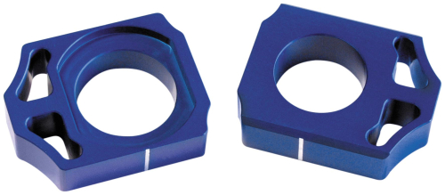 Works Connection - Works Connection Axle Blocks - Blue - 17-010