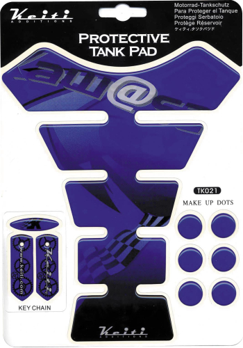 Keiti - Keiti Tank Protector - Blue and Black - Kawasaki - TK021