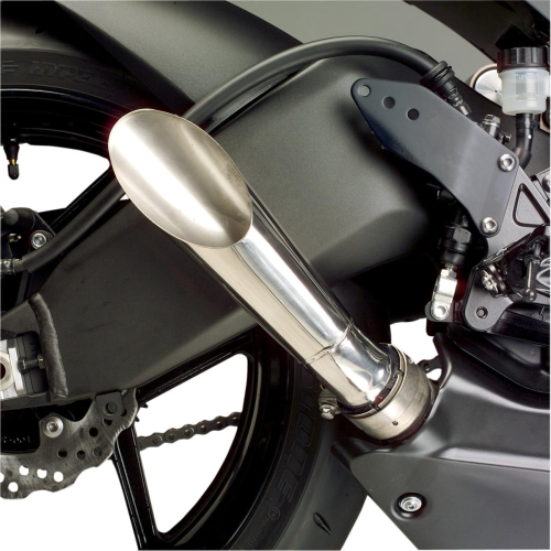 Hotbodies Racing - Hotbodies Racing Megaphone Slip-On Exhaust - Polished - 50801-2100