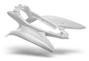 Maier Mfg - Maier Mfg Rear Fender - Black Carbon Fiber - 19009-30