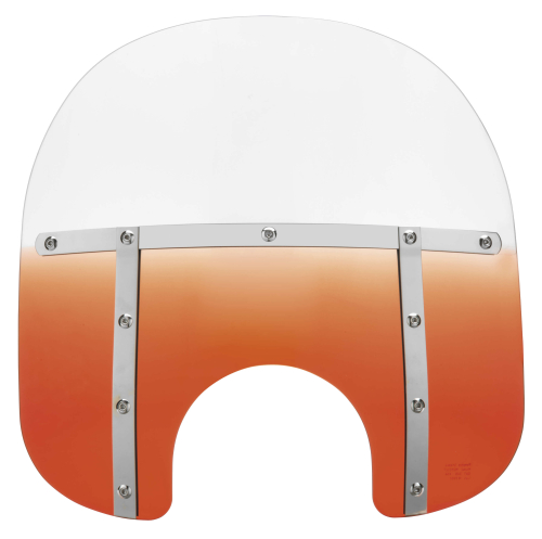 Memphis Shades - Memphis Shades Memphis Fats Windshield (7in. Cutout) - 15in. - Gradient Burnt Orange - MEM3127