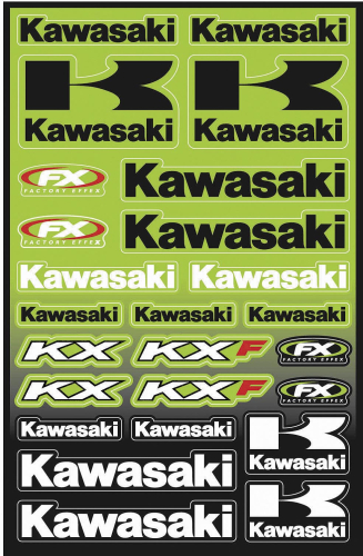 Factory Effex - Factory Effex Universal Graphics Kit - Kawasaki - 09-68130