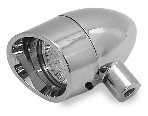 Lazer Star - Lazer Star Vizor Lights - Halogen Turn Signals - 1 9/16in. Diameter 20w - Chrome Housing - V5820