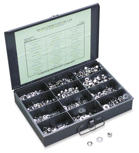 Gardner-Westcott - Gardner-Westcott Hex Nut and Washer Assortment - 12-W