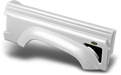 Maier Mfg - Maier Mfg Rear Fender - Carbon Fiber White - 19016-31