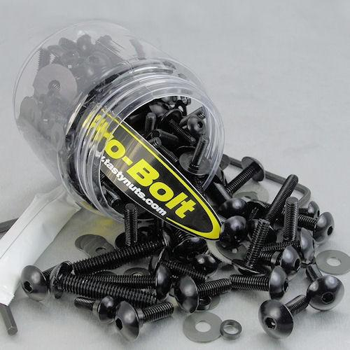 Pro Bolt - Pro Bolt 100-Piece Metric Assorted - Allen Key Bolt Tub - Black - PBTUBMIXED-BK