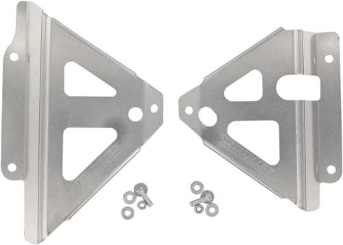 Works Connection - Works Connection Radiator Brace - Silver - 18-087