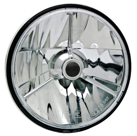 Adjure - Adjure 5 3/4in. Wave Cut Trillient Headlight with Black Dot - T50400