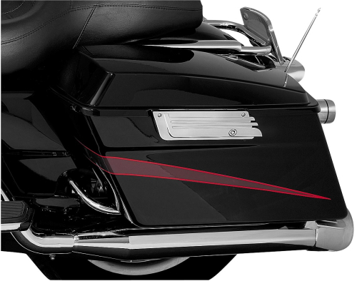 Kuryakyn - Kuryakyn Saddlebag Latch Accent - Grooved - 1599