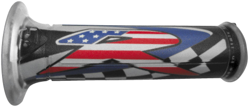 Harris Grips - Harris Grips Sport Bike Grips - R - Red/White/Blue - 01687-RUSA