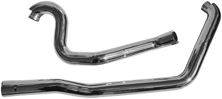 Rush Exhaust - Rush Exhaust True Dual Head Pipes - Chrome - 7015