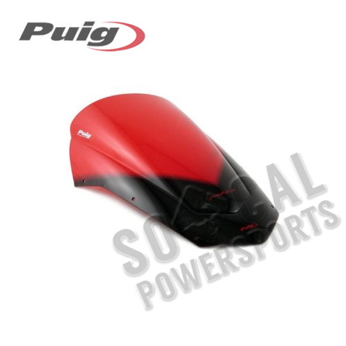 PUIG - PUIG Racing Windscreen - Red - 4366-R