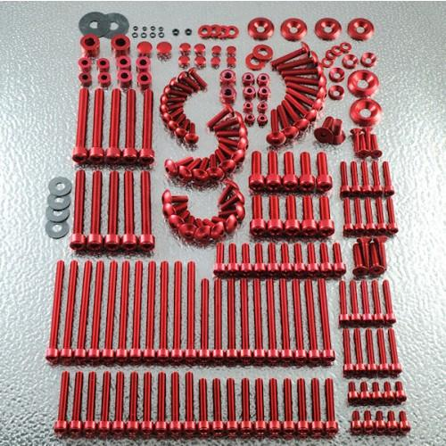 Pro Bolt - Pro Bolt 200-Piece Container (200 Items, Allen Keys & Grease) - Red - WSBOX200-R