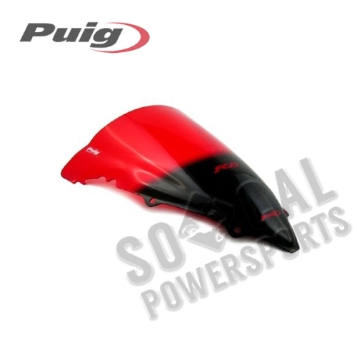 PUIG - PUIG Racing Windscreen - Red - 1328-R