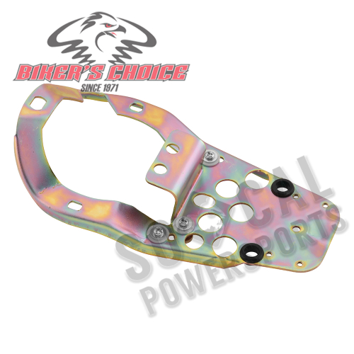 Bikers Choice - Bikers Choice Fat Bob Instrument Panel Base Plate - 5 Light Base Plate Only - 73049S5