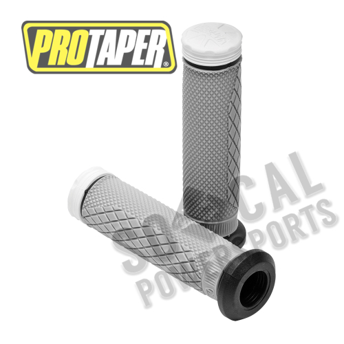 ProTaper - ProTaper Tri-Density Full Waffle Grips - White - ATV - 024883