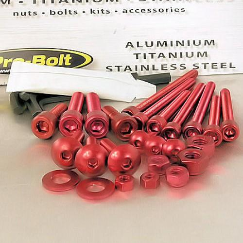 Pro Bolt - Pro Bolt 25-Piece Workshop Kit (Bolts, Nuts & Washers) - Red - WSKIT25-R