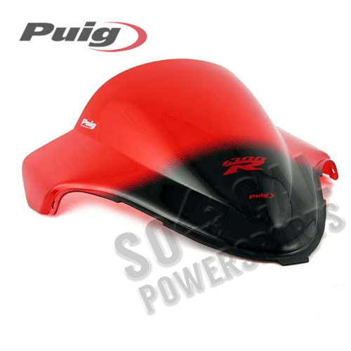 PUIG - PUIG Racing Windscreen - Red - 0953-R