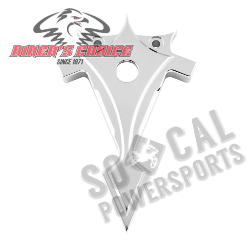 Bikers Choice - Bikers Choice Vulcan Gothic Spike Coil Brackets - Chrome Ignition Switch Hole - 4067