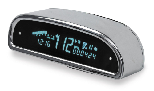 Dakota Digital - Dakota Digital MCV-7300 Hooded Style Universal Information Systems Gauge - Chrome - MCV-7300