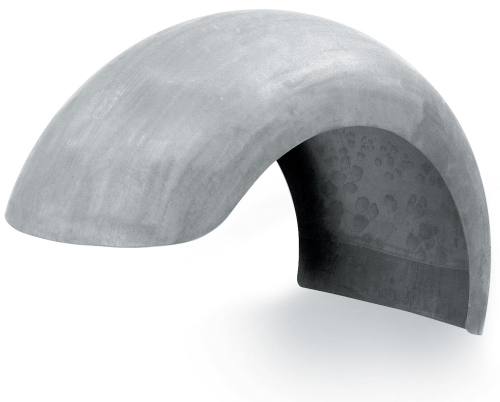 Kraft/Tech - Kraft/Tech Round Top Rear Fenders For Rigid Frames - 12-1/2 Wide Trimmed - K40059