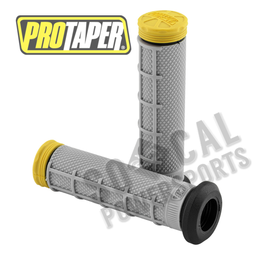 ProTaper - ProTaper Tri-Density Half Waffle Grips - Yellow - ATV - 024868