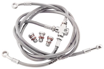 Galfer Brakes - Galfer Brakes 3-Line Brake Line Kit - (+2in.) - FK003D358-3+2