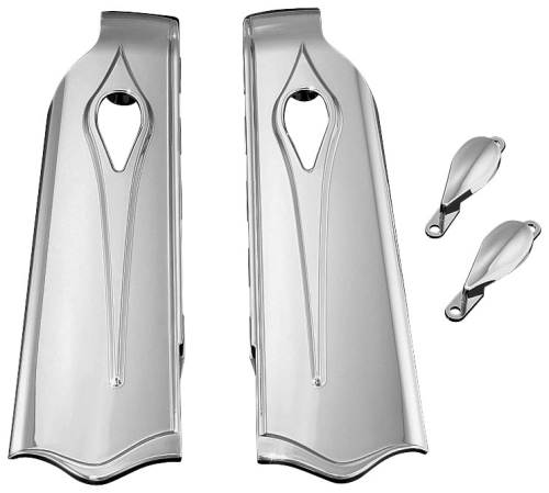 Kuryakyn - Kuryakyn Saddlebag Filler Panels (Lower Covers Only) - Chrome - 1192