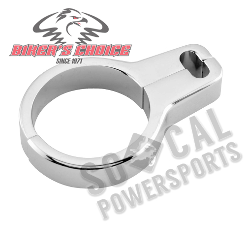 Bikers Choice - Bikers Choice 1 1/2in. Dual Throttle Cable Clamps - Chrome - 061055