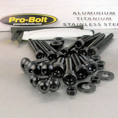 Pro Bolt - Pro Bolt 25-Piece Workshop Kit (Bolts, Nuts & Washers) - Black - WSKIT25-BK