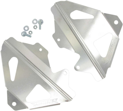 Works Connection - Works Connection Radiator Brace - Silver - 18-057