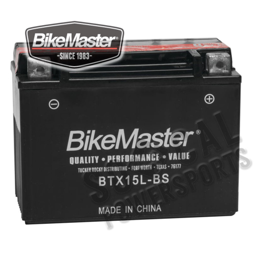 BikeMaster - BikeMaster Maintenance Free Battery - BTX15L-BS