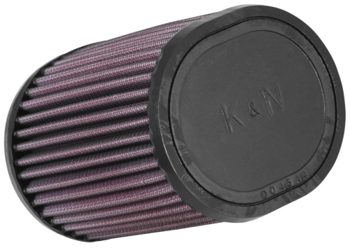 K&N Engineering - K&N Engineering Universal Oval Air Filter - Rubber End Cap - RU-1370
