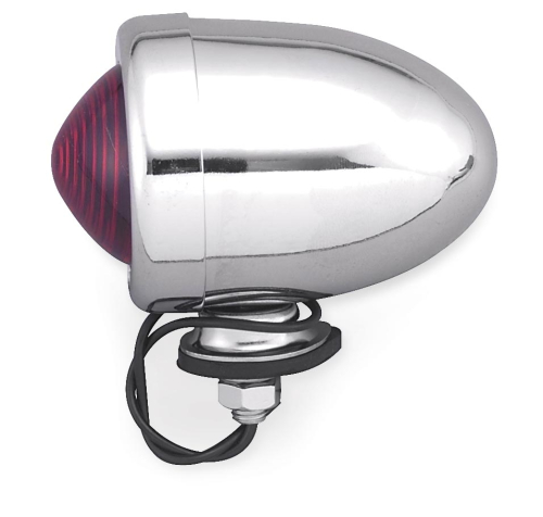 Bikers Choice - Bikers Choice Standard Bullet Lights with Red Lens - 62004DS2
