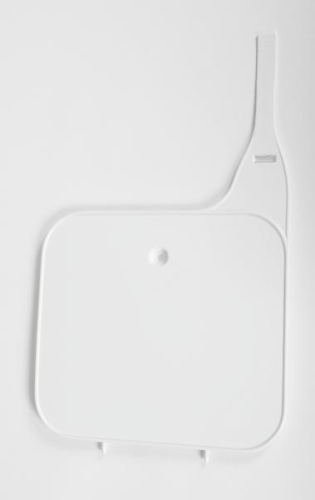 UFO Plastics - UFO Plastics Front Number Plate - White - HO04621-041