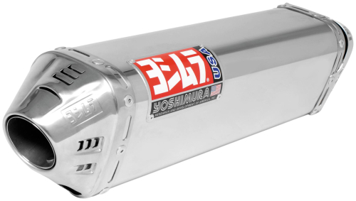 Yoshimura - Yoshimura TRC Full Exhaust - Stainless Steel Muffler - Stainless Steel End Cap - 1363075