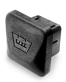 Warn - Warn Hitch Cover - For 2in. Receiver - Black - 37509