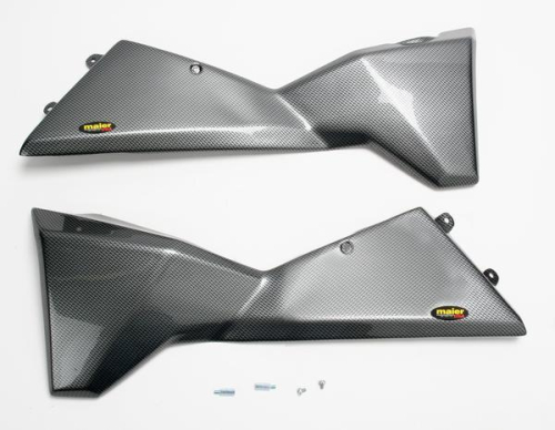 Maier Mfg - Maier Mfg Side Panels/Scoops - Black Carbon Fiber - 16504-30