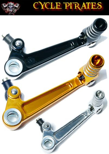 Cycle Pirates - Cycle Pirates Folding Shift Lever - Silver - 40F-SFS