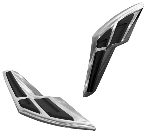 Kuryakyn - Kuryakyn Chrome Tank Trim with Knee Pad - 3916